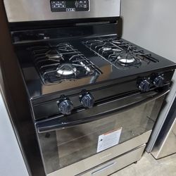 New Amana Apartment Size Stainless Steel Gas Stove Range