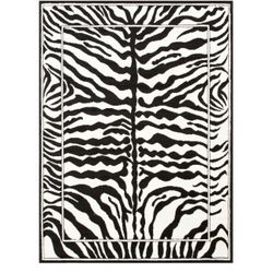8/10 Zebra Print Rug 