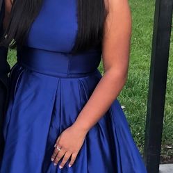 Size 12 blue prom dress