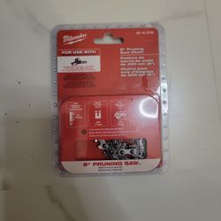 Milwaukee 8" Chain Saw Chain Pruning NEW