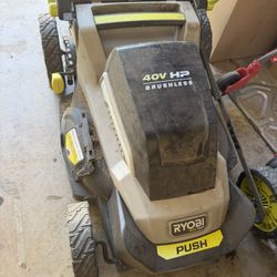 Ryobi 40V Lawnmower Electric Works Fully Functional 