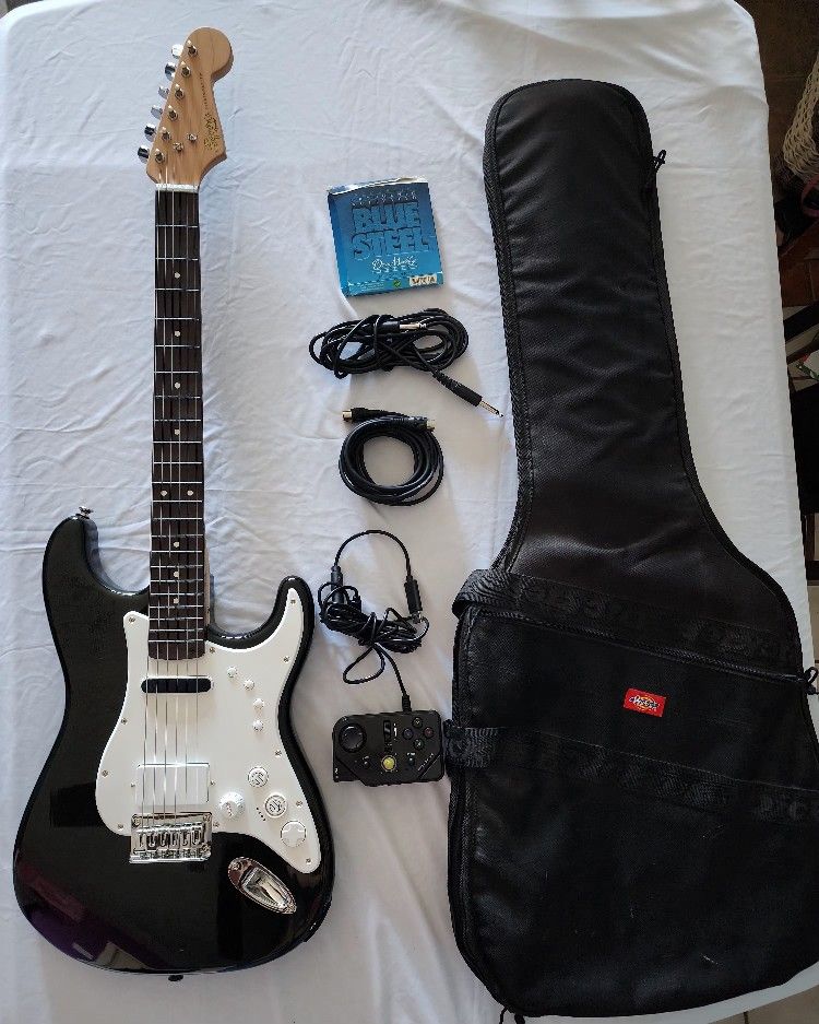 Fender Stratocaster Squier Guitar Xbox 360