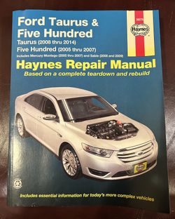 Manual for Ford Taurus & Five Hundred by Haynes 