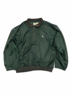 Cutter & Buck Olive Green Quarter Zip Jacket Men’s XL Fits Large Lightweight