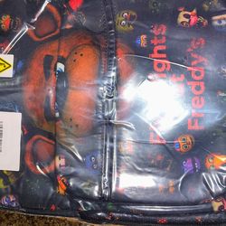 Five Nights At Freddy's backpack w/lunch bag- new in package