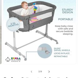 Koola Baby 3-in-1 Portable Baby Bassinet & Sleeper - Grey