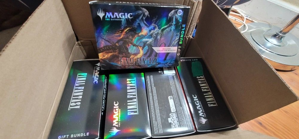 Magic The Gathering Final Fantasy Bundle: Gift Edition In Hand