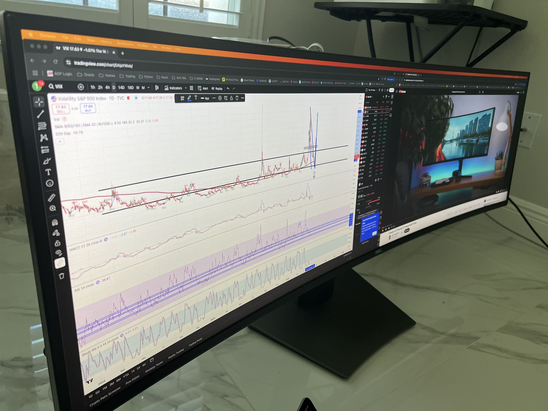 Dell U4919DW 49” Ultra wide Monitor