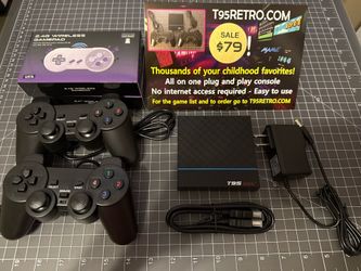 Plug and play retro video game console NEW T95 Retro - easy to use - thousands of games