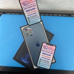 I Phone 12 Pro 256 GB Blue With 30 Days Warranty 