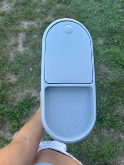 White Space Saving Garbage Can
