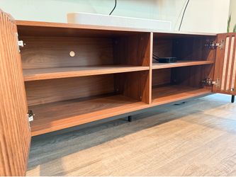 Walnut media Console