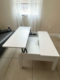 Coffee table lift top