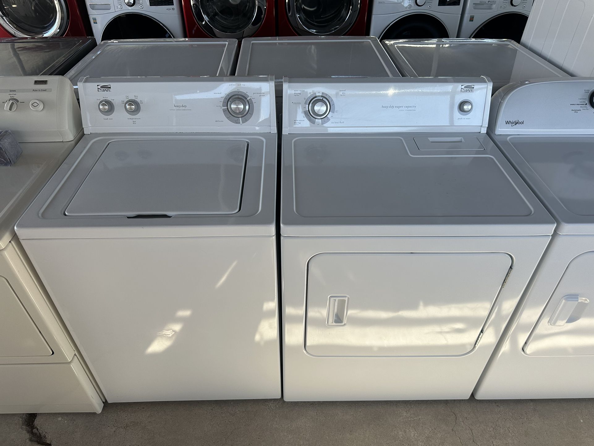 Estate Washer & Dryer Set 220v