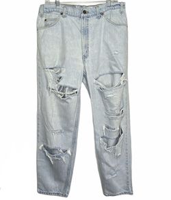VTG Vintage Levis 550 Ripped Jeans W36 L30