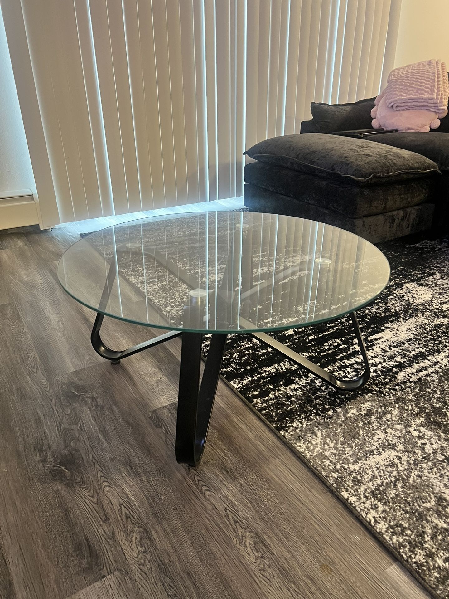 Round Glass Coffee Table