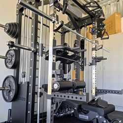 FREE DELIVERY 🚛 Brand New - VANDER Competition F1 TANK - 500lb Weight Stack TOTAL- Smith Machine - 385lb Competition Weight Set & Bench Included
