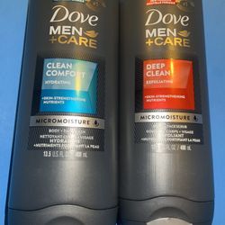 🌺 Dove Men+Care Body+facewash 13.5 oz.🌺