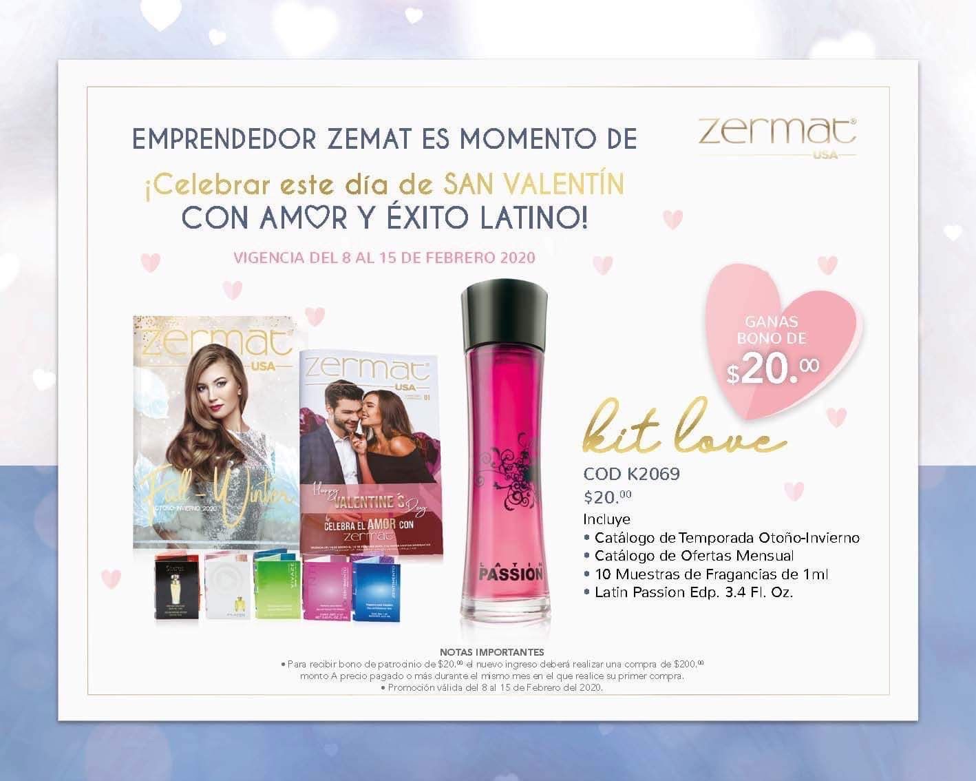 Comienza tu carrera con Zermat USA, inscripción $20
