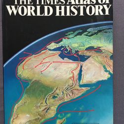 Times Atlas Of World History classic hardcover new condition historical atlas, revised edition, classic historical narratives with classic maps and il