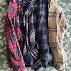 Young Men’s Patagonia Flannel Shirts X4 