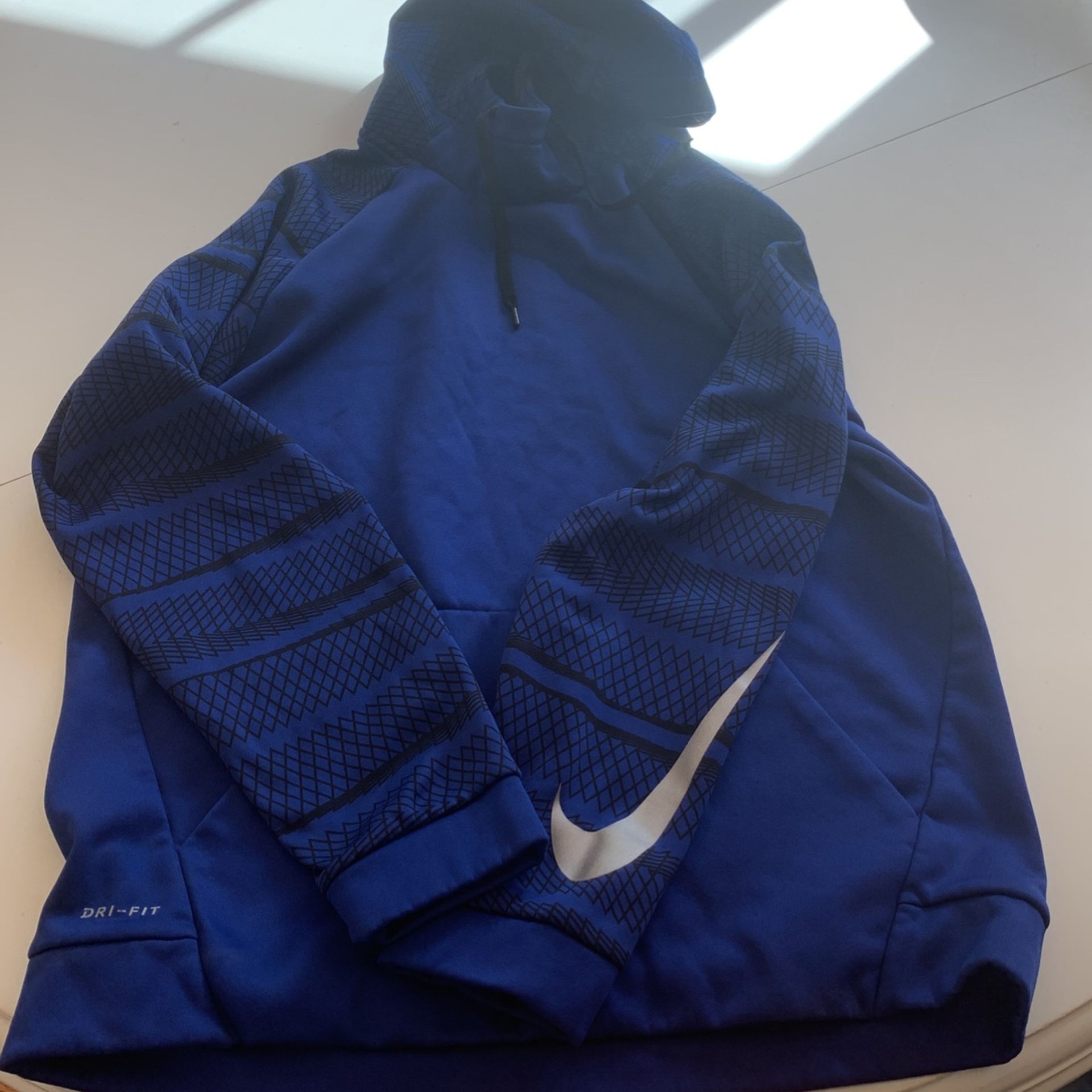 Nike Dri-Fit Hooded Sweatshirt Large 