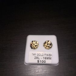10mm gold plated nuggets 