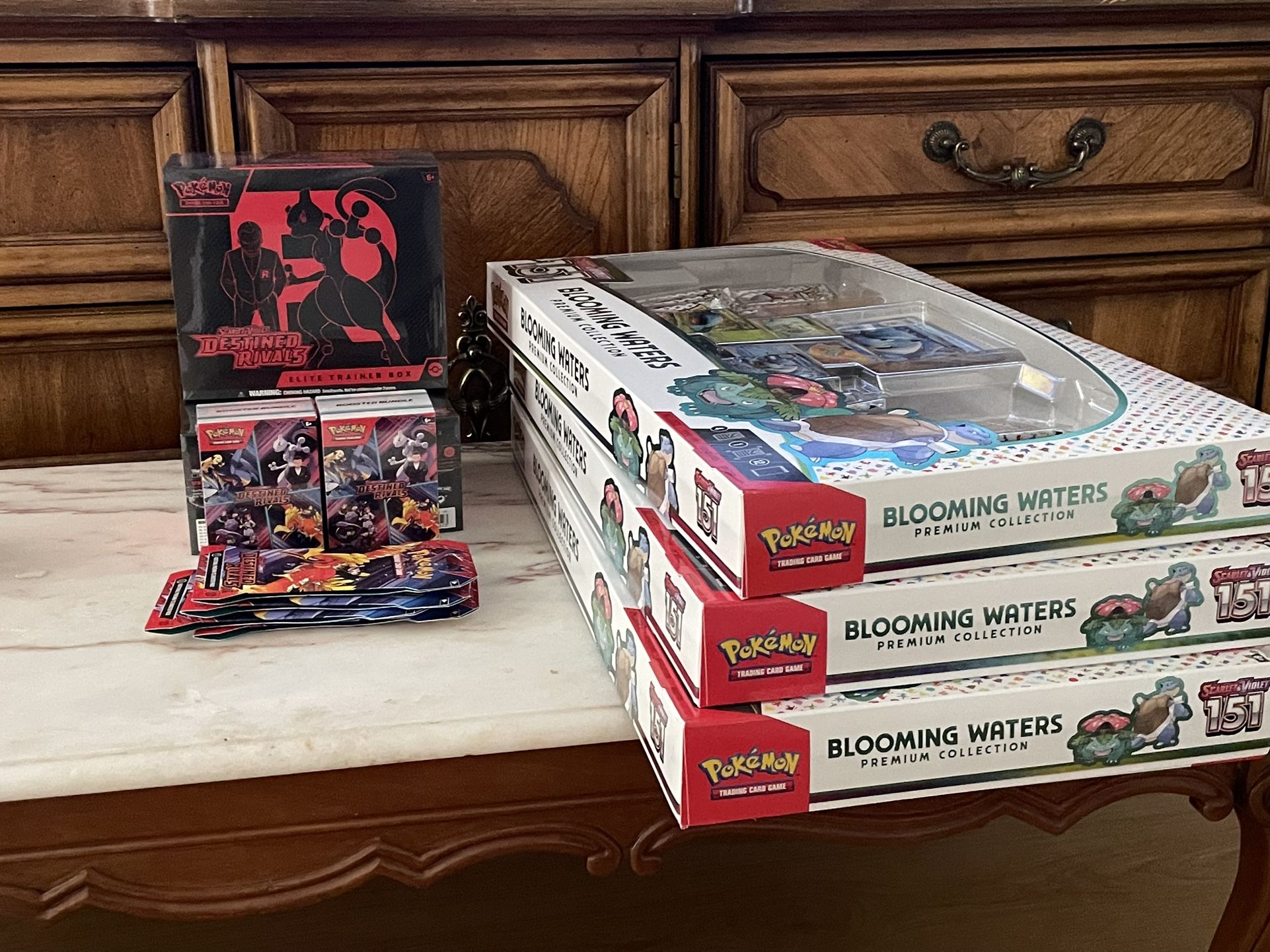 Destined Rivals Pokemon Cards Blooming Waters