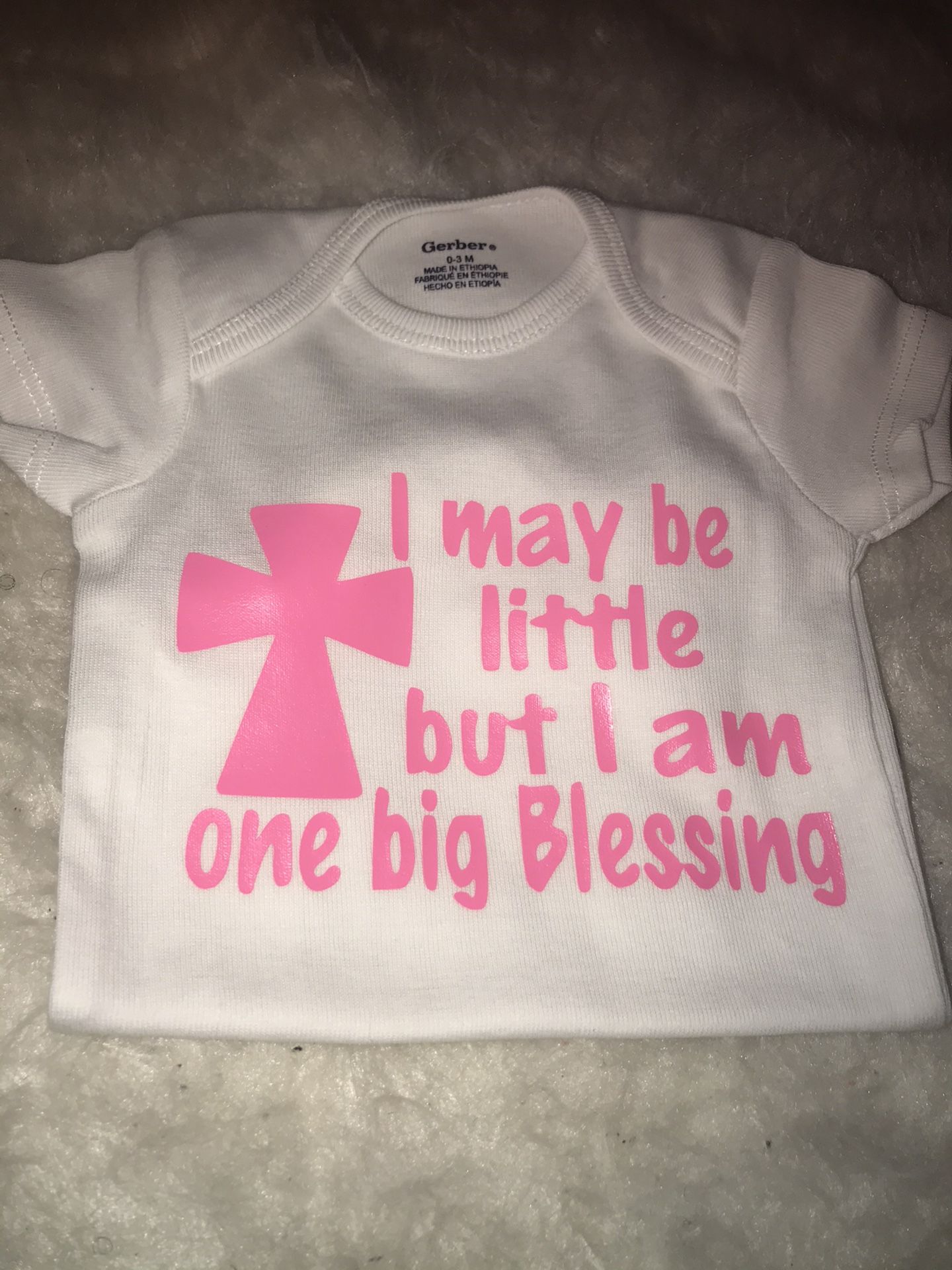 Customized baby onesie