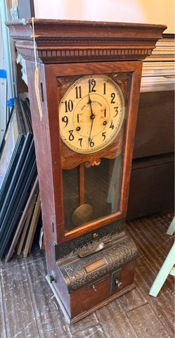 Antique Time Clock - 50% OFF OFFER!!!