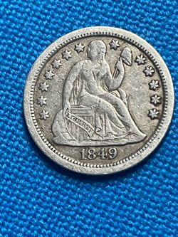1849 O seated liberty dime