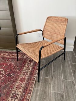 Boho accent arm chair