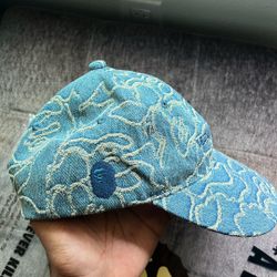 Bape Jacquard Denim Cap - Deadstock