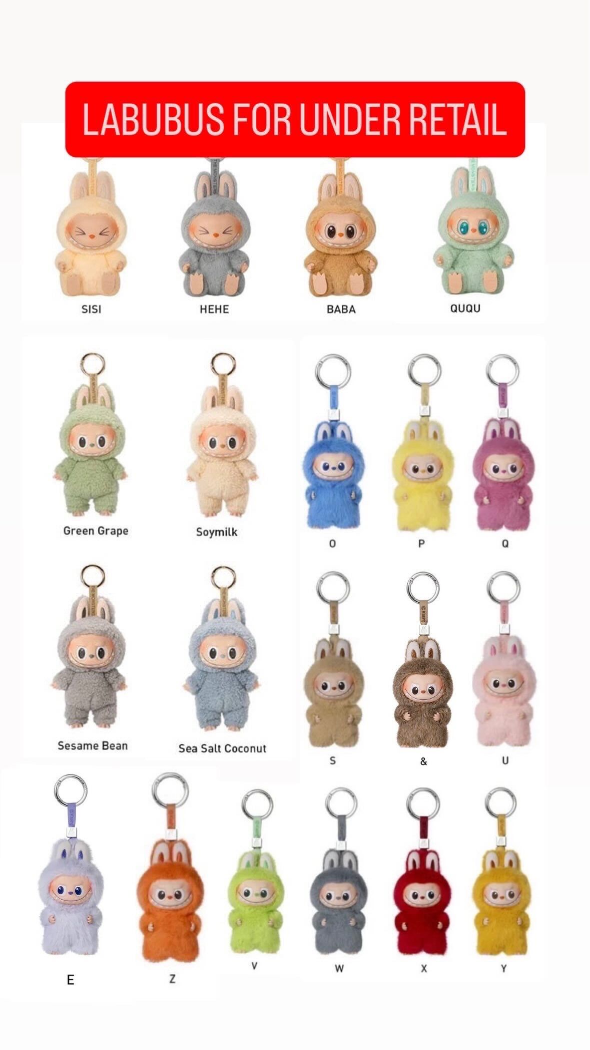 LABUBU BELOW RETAIL PRICE  (PIN FOR LOVE, MACARONS, HAVE A SEAT) 