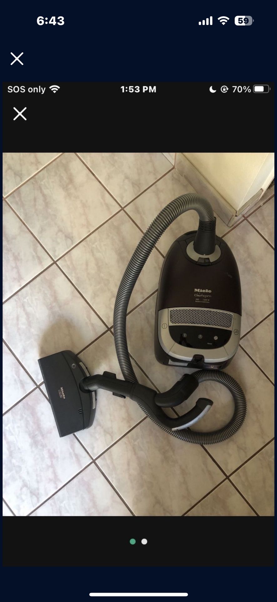 Miele Vacuum 150 Or Great Offer!