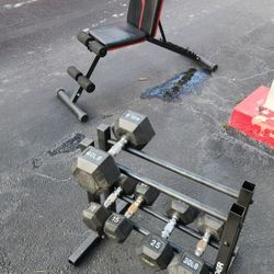 $135 Dumbbels + Gym Accessories 
Everything as appear $135