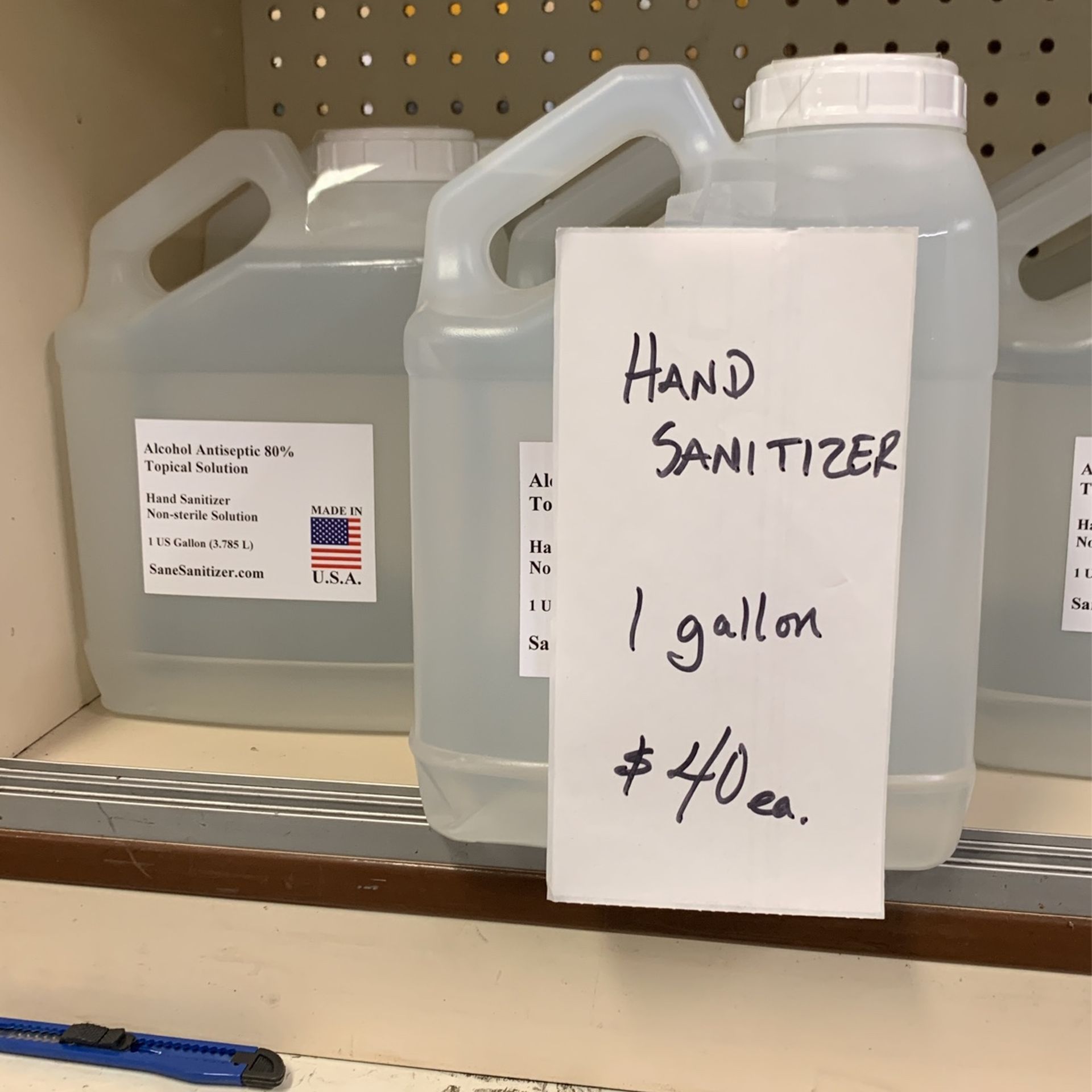 Clearance On 1 Gal Hand Sanitizer