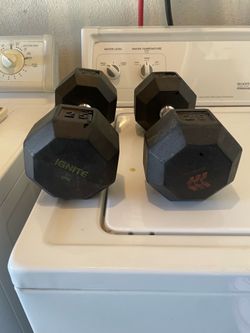 Set of 25s dumbells