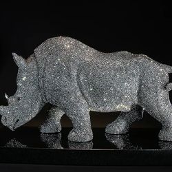 Best offer takes it - Large Swarovski Crystal Rhino Figurine