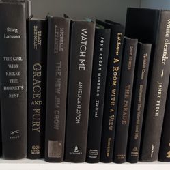Black Hardcover Books