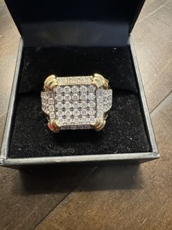 Men’s 14k Gold Diamond Ring