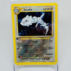 Steelix 1st Edition Pokemon Card