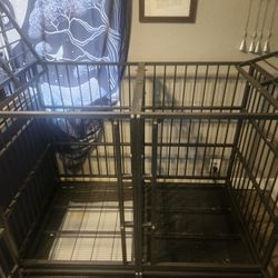 Dog cage one or two dogs