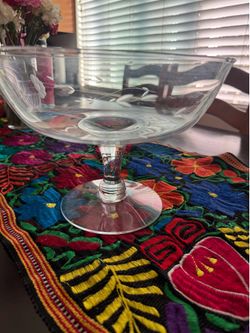 Princess House Heritage pedestal bowl