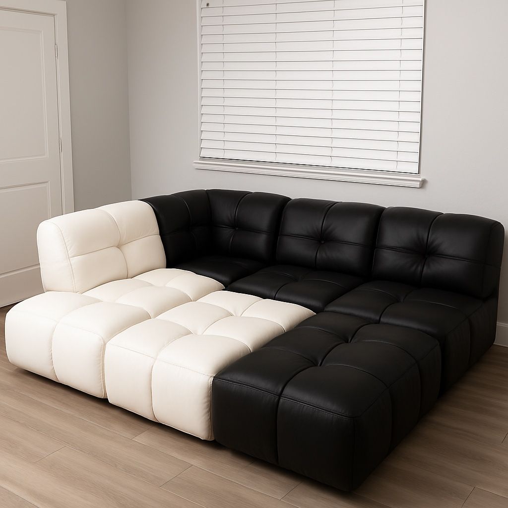 Luxury Tufted Modular Sofa Piece