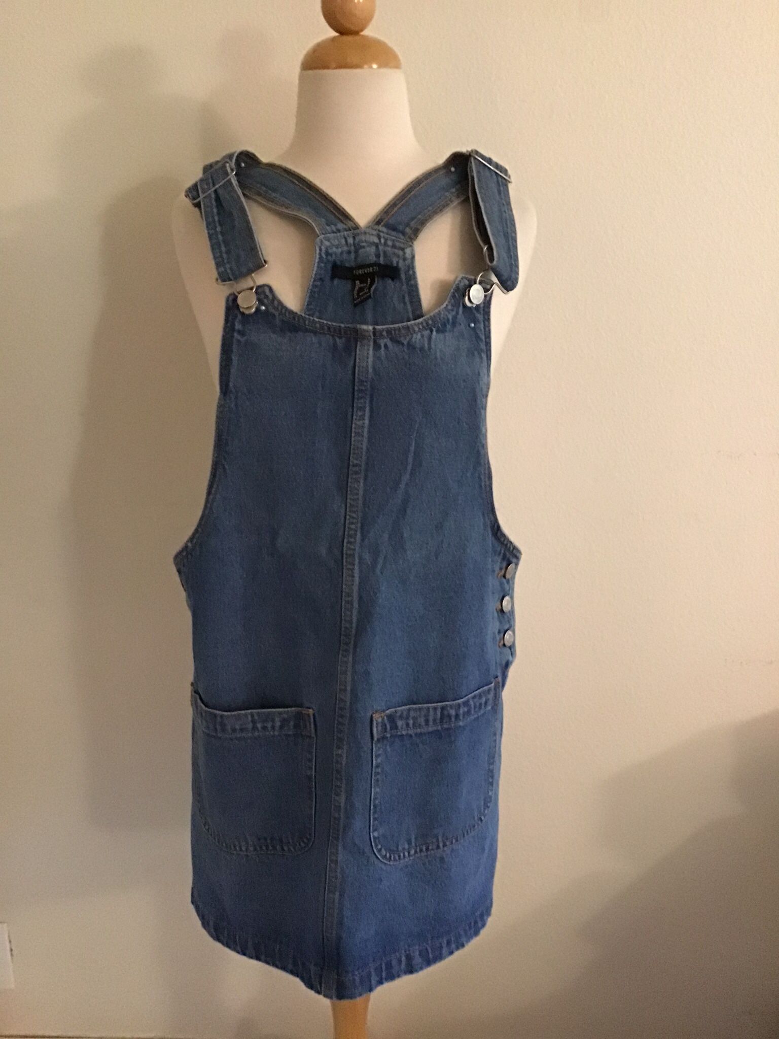 JEAN OVERALL DRESS SIZE SMALL
