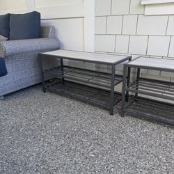 Steel Shoe Rack / Benches