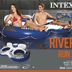 Intex River Run 2 Inflatable lounge with cooler