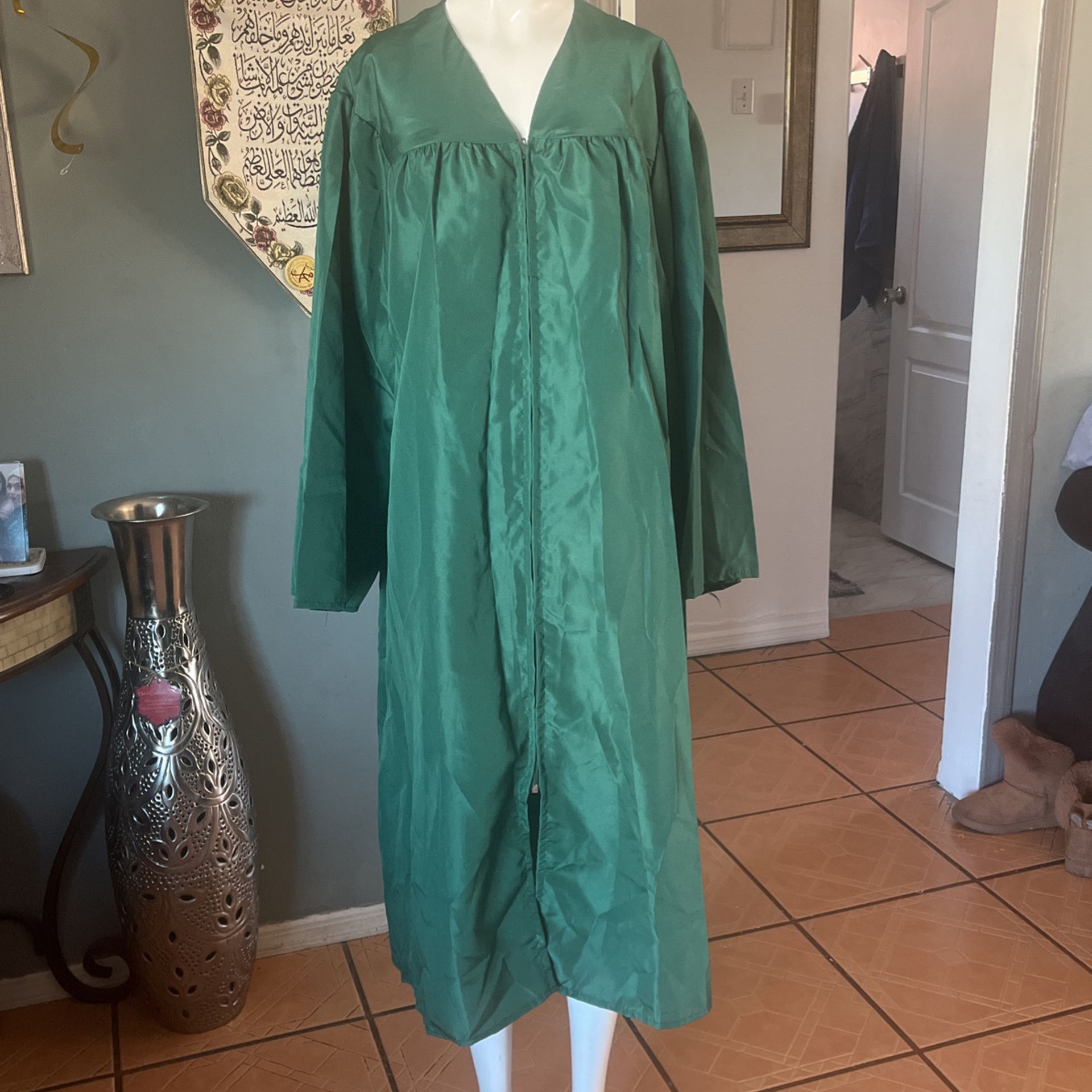 Graduation Gown Green