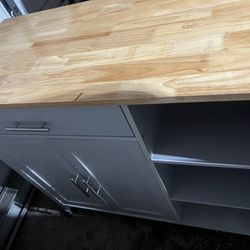 Roll Around Kitchen Small Cart/Side Table 
